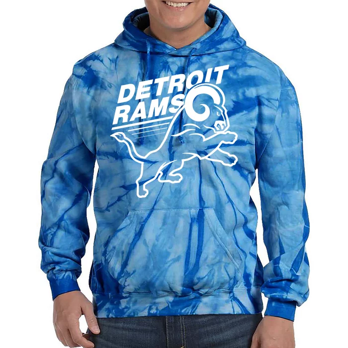 Detroit Rams Champions Football Tie Dye Hoodie