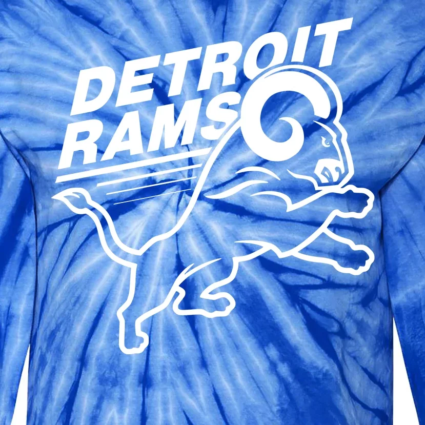 Detroit Rams Champions Football Tie-Dye Long Sleeve Shirt