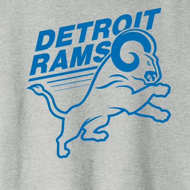 Detroit Rams Champions Football Women's Crop Top Tee