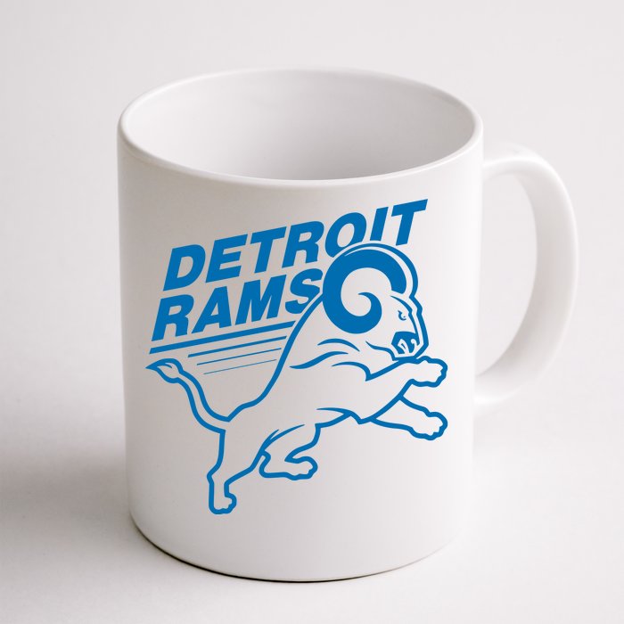 Detroit Rams Champions Football Front & Back Coffee Mug