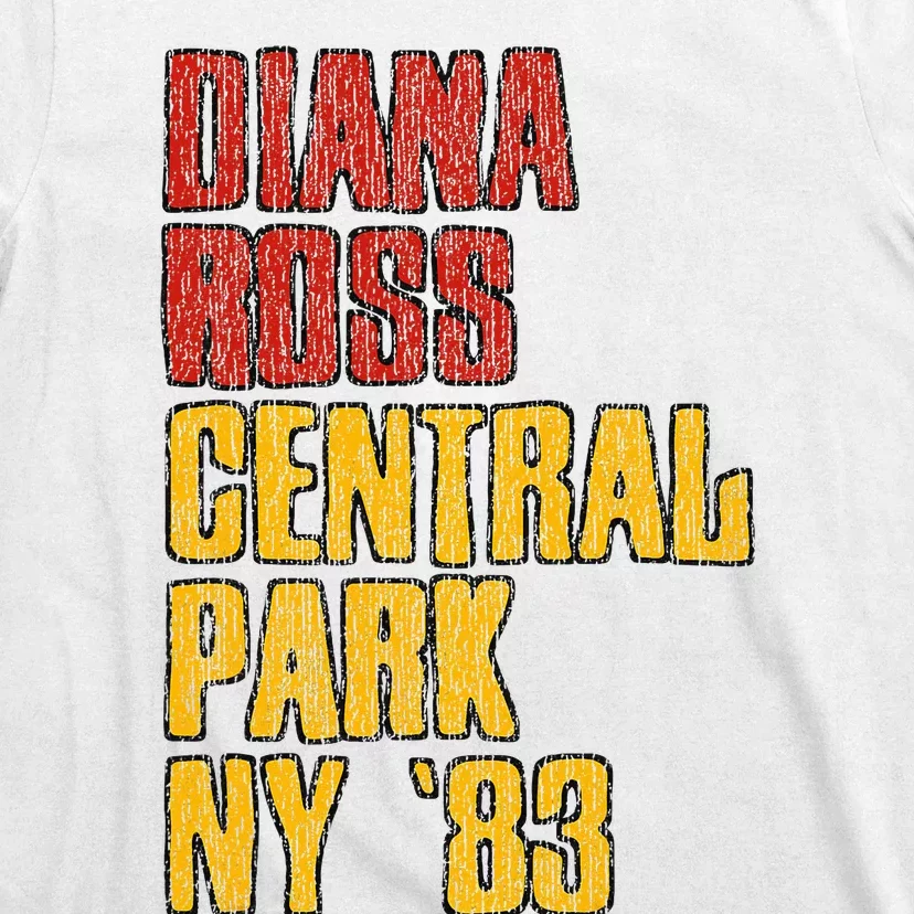 Diana Ross Central Park 1983 T-Shirt