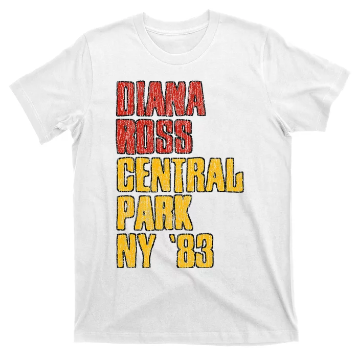 Diana Ross Central Park 1983 T-Shirt