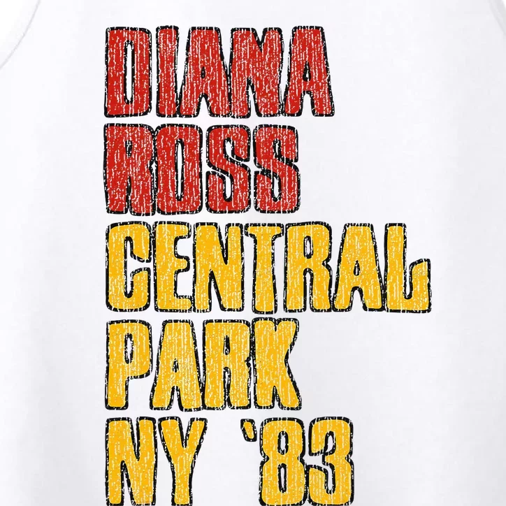 Diana Ross Central Park 1983 Performance Tank