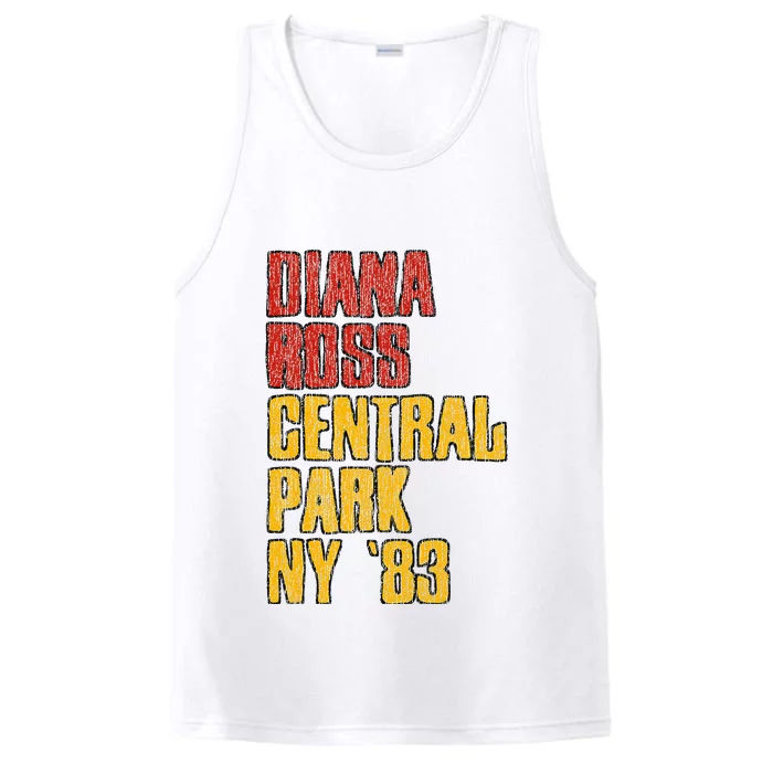 Diana Ross Central Park 1983 Performance Tank