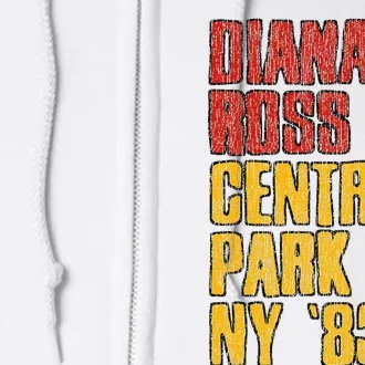 Diana Ross Central Park 1983 Full Zip Hoodie