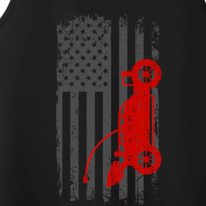 Distressed Rc Car American Flag Racing Racers Patriotic Gift Performance Tank