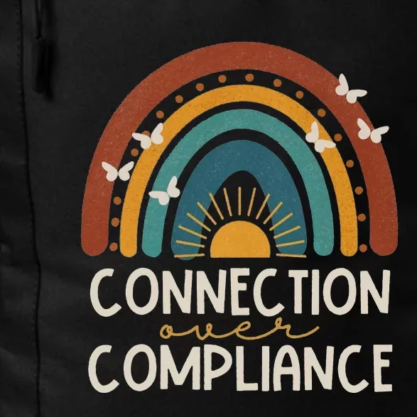 Dyslexia Rainbow Connection Over Compliance Sped Teacher ABA Daily Commute Backpack