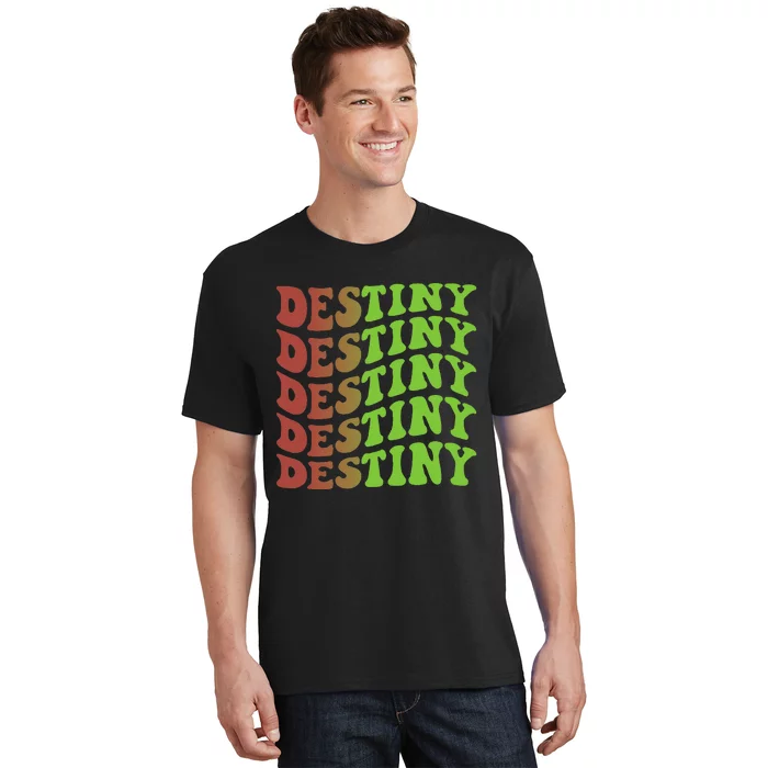 Destiny Retro Christmas Inspirational T-Shirt