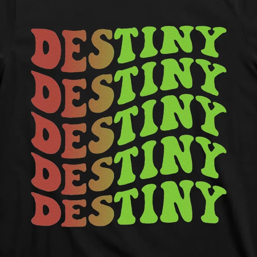 Destiny Retro Christmas Inspirational T-Shirt