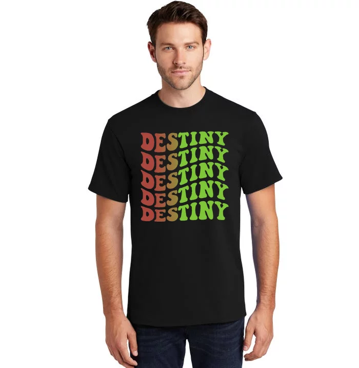 Destiny Retro Christmas Inspirational Tall T-Shirt