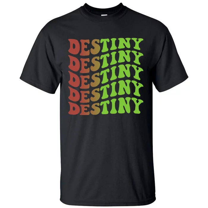 Destiny Retro Christmas Inspirational Tall T-Shirt