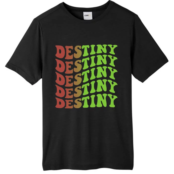 Destiny Retro Christmas Inspirational ChromaSoft Performance T-Shirt