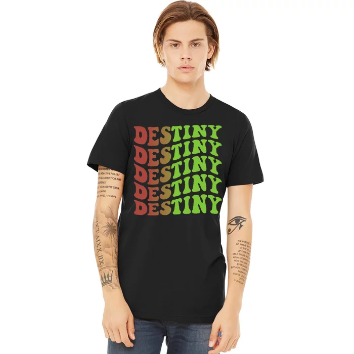 Destiny Retro Christmas Inspirational Premium T-Shirt