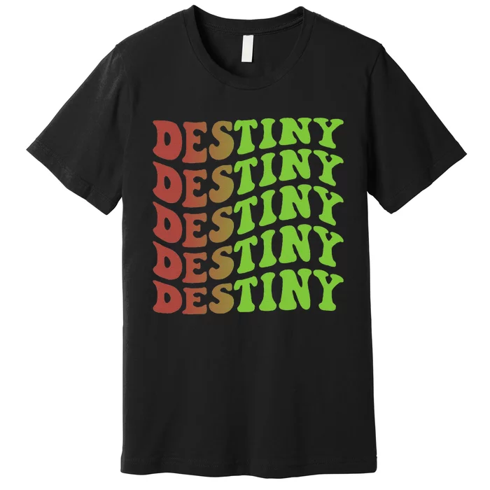 Destiny Retro Christmas Inspirational Premium T-Shirt