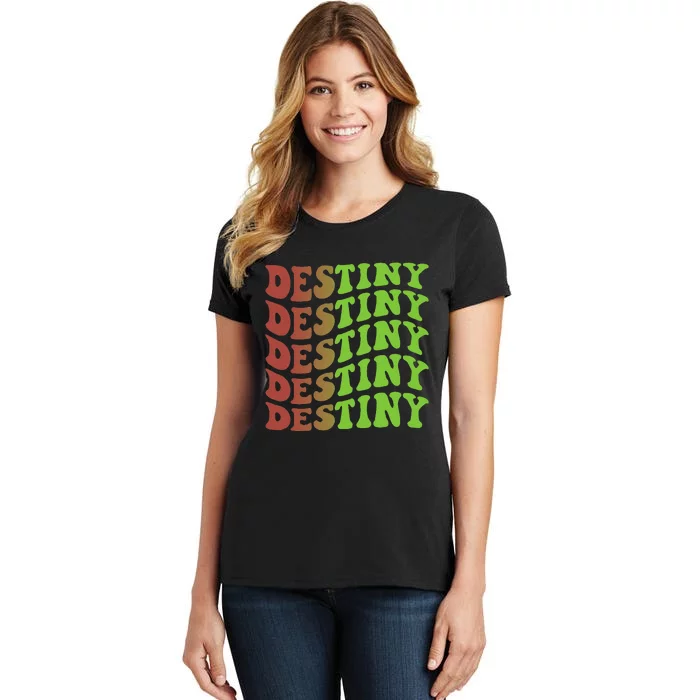 Destiny Retro Christmas Inspirational Women's T-Shirt