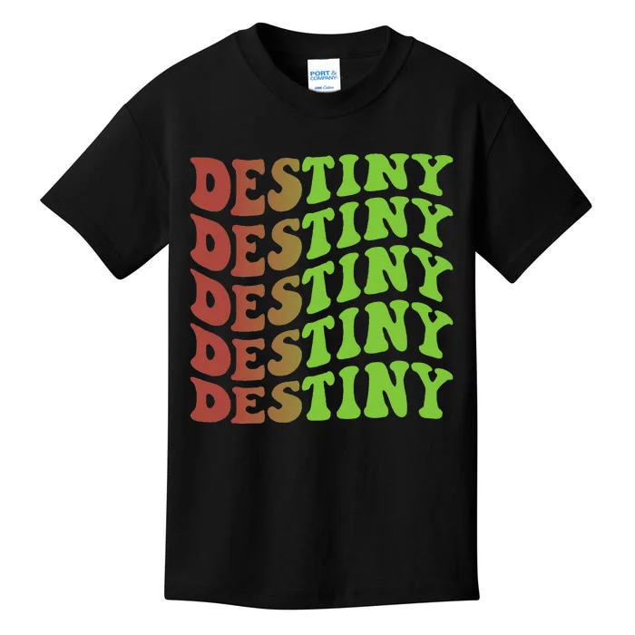 Destiny Retro Christmas Inspirational Kids T-Shirt