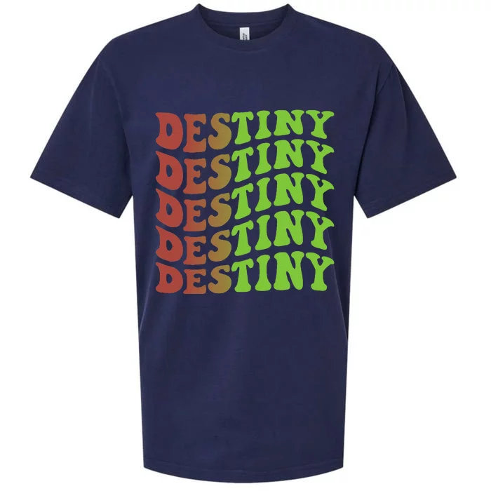 Destiny Retro Christmas Inspirational Sueded Cloud Jersey T-Shirt