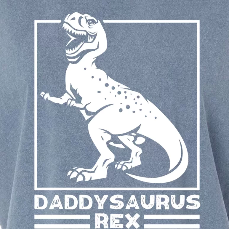 Daddysaurus Rex Cute Gift Great Gift Funny Dad Gift For Fathers Day Garment-Dyed Women's Muscle Tee