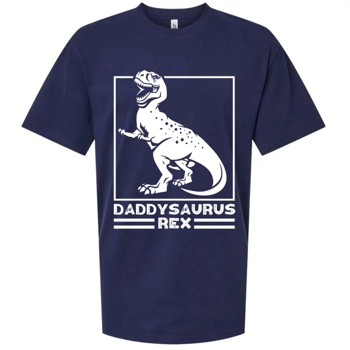 Daddysaurus Rex Cute Gift Great Gift Funny Dad Gift For Fathers Day Sueded Cloud Jersey T-Shirt