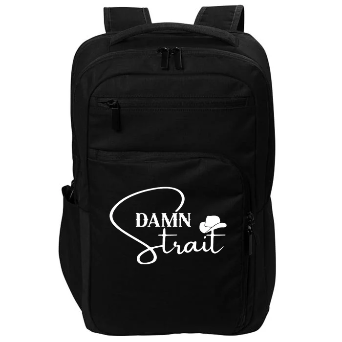 Damn Retro Cowboy Hats Western Country Music Impact Tech Backpack