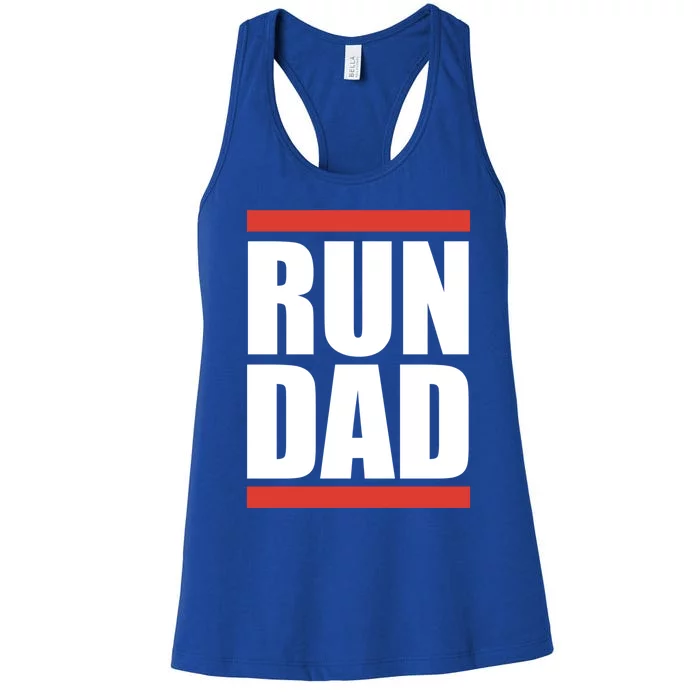 Dad Runner Cool Dad Sports Fitness Tee Father's Day Tee Great Gift Women's Racerback Tank