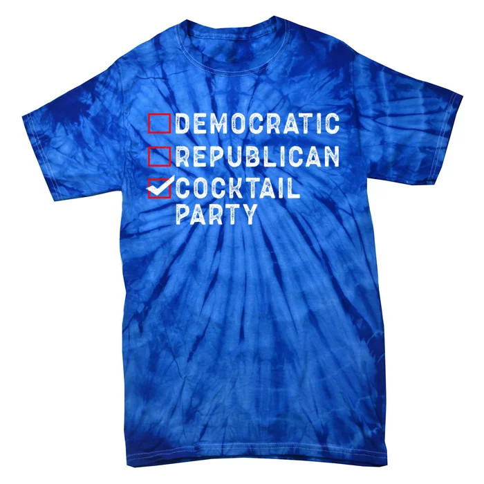 Democratic Republican Cocktail Cool Gift Tie-Dye T-Shirt