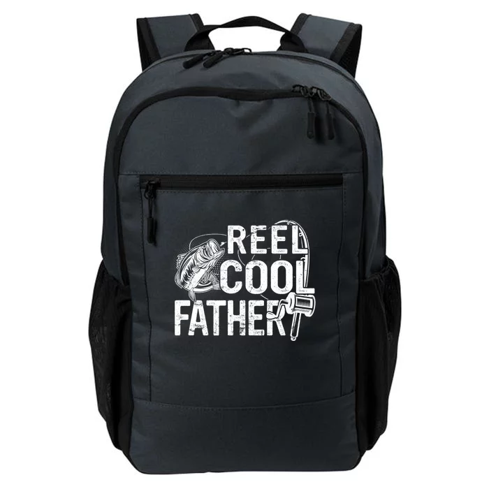 Distressed Reel Cool Father Fishing Fathers Day Meaningful Gift Daily Commute Backpack