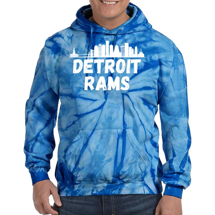 Detroit Rams City View Tie Dye Hoodie