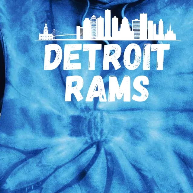 Detroit Rams City View Tie Dye Hoodie