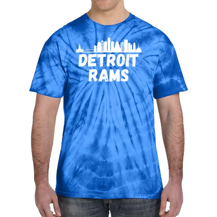 Detroit Rams City View Tie-Dye T-Shirt