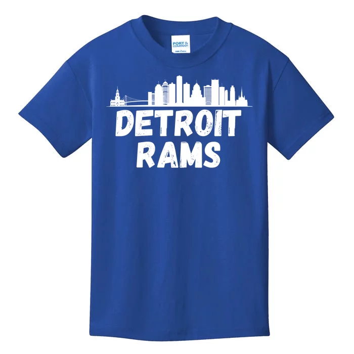 Detroit Rams City View Kids T-Shirt