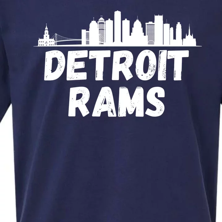 Detroit Rams City View Sueded Cloud Jersey T-Shirt