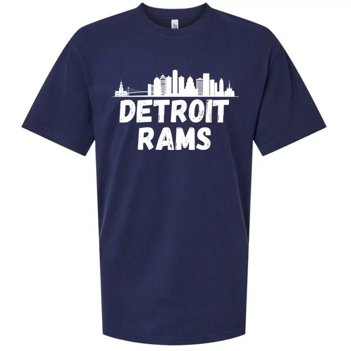 Detroit Rams City View Sueded Cloud Jersey T-Shirt