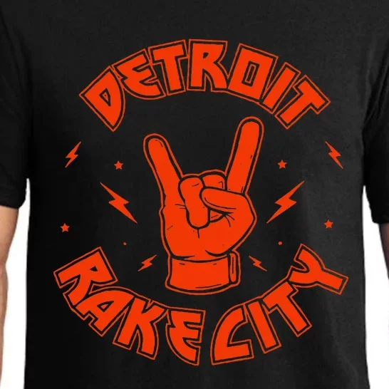 Detroit Rake City Detroit Lovers Pajama Set