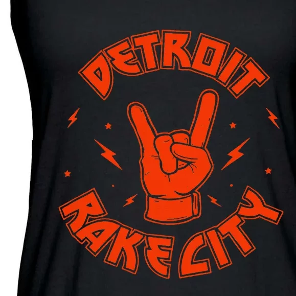 Detroit Rake City Detroit Lovers Ladies Essential Flowy Tank