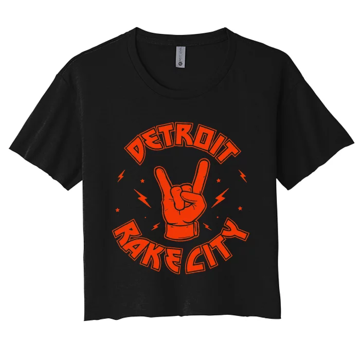 Detroit Rake City Detroit Lovers Women's Crop Top Tee