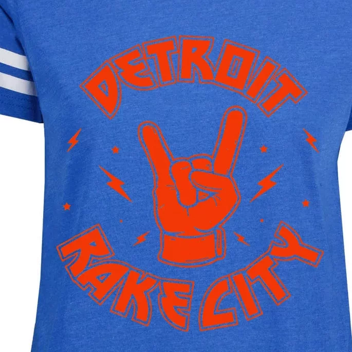 Detroit Rake City Detroit Lovers Enza Ladies Jersey Football T-Shirt