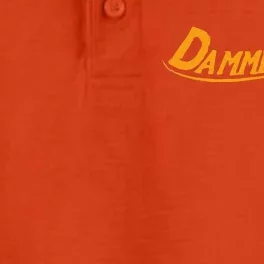 Dammit Randy Dry Zone Grid Performance Polo