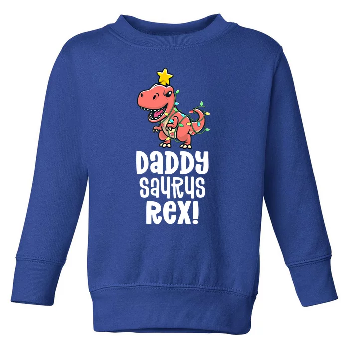 Daddysaurus Rex Dad Matching Dino Family Dinosaur Pajamas Cute Gift Toddler Sweatshirt