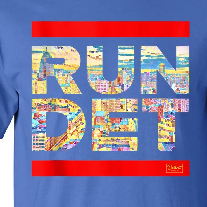 Detroit RUN DET | Detroit Running Michigan MI Tall T-Shirt