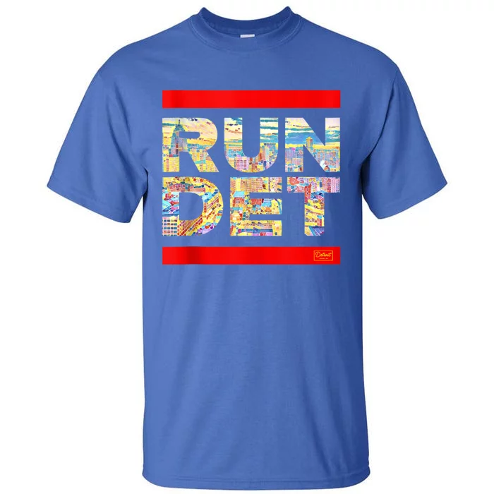 Detroit RUN DET | Detroit Running Michigan MI Tall T-Shirt