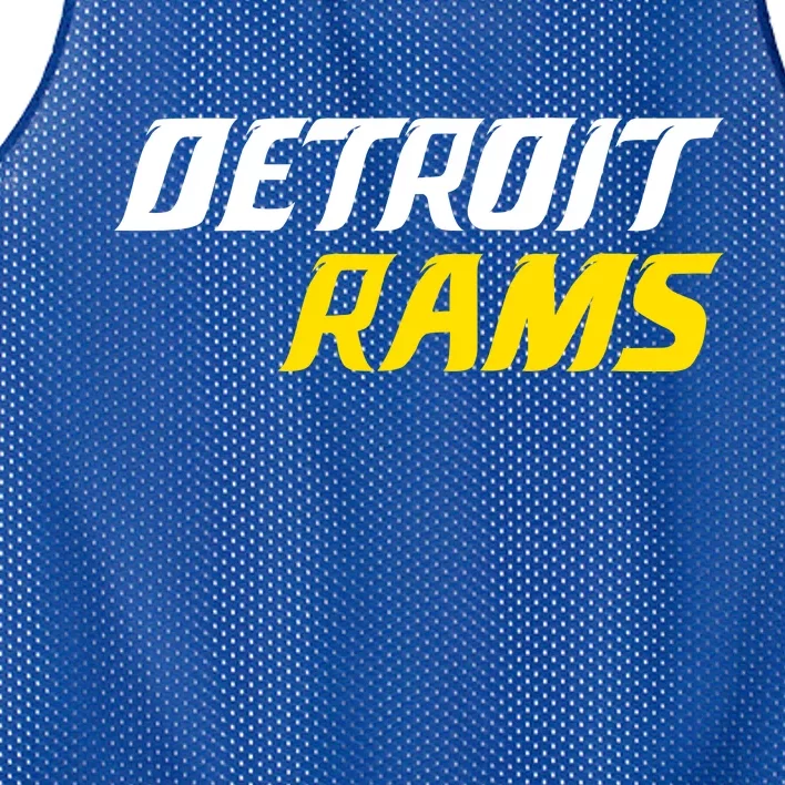 Detroit Rams Mesh Reversible Basketball Jersey Tank