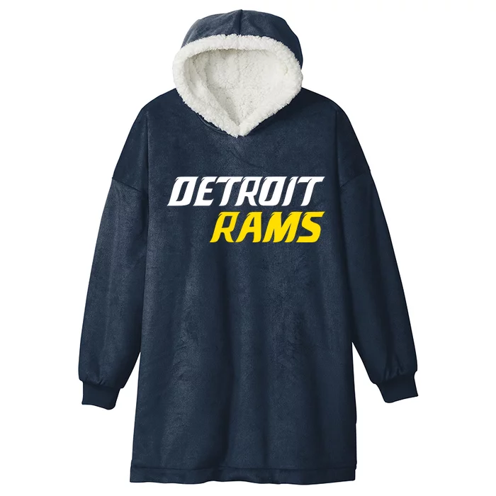 Detroit Rams Hooded Wearable Blanket