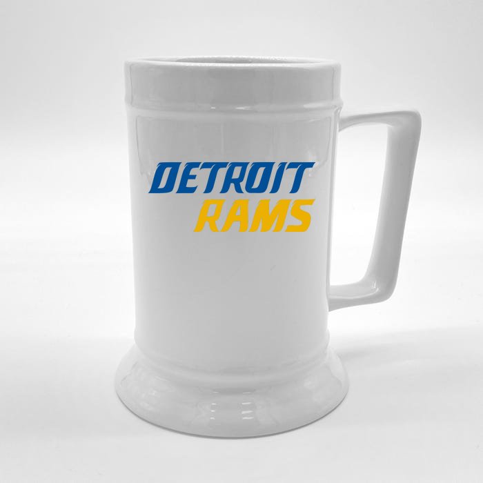 Detroit Rams Front & Back Beer Stein