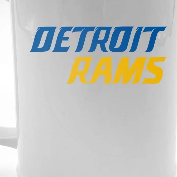 Detroit Rams Front & Back Beer Stein