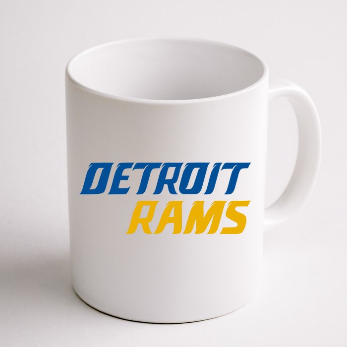 Detroit Rams Front & Back Coffee Mug