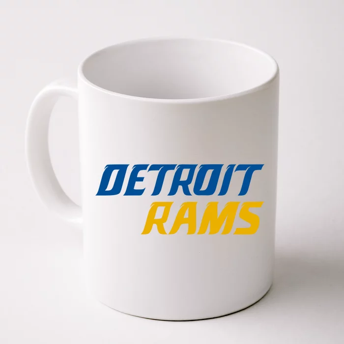 Detroit Rams Front & Back Coffee Mug