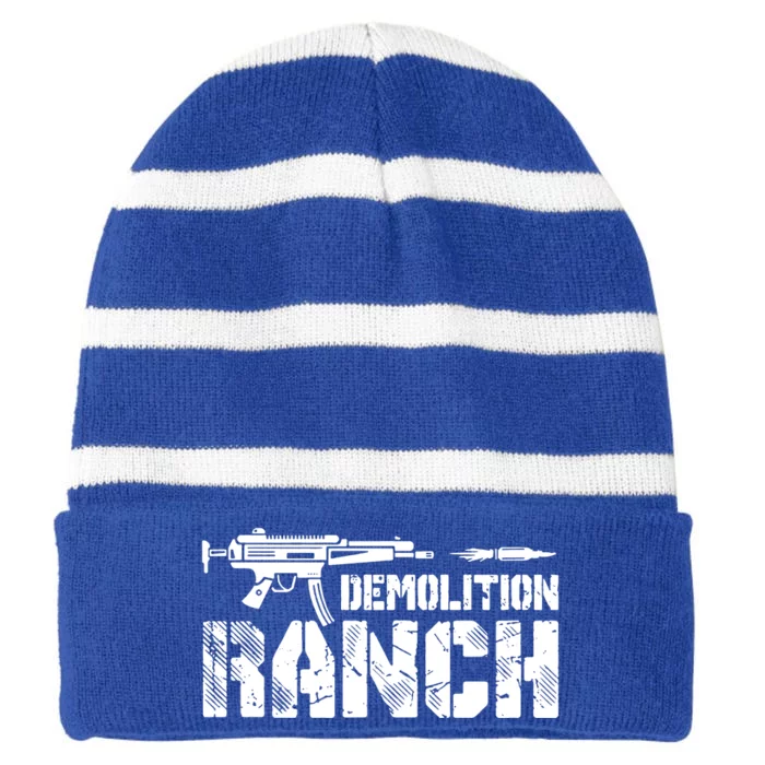 Demolition Ranch Striped Beanie with Solid Band