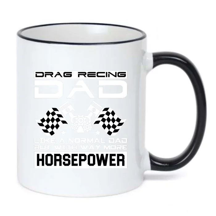 Drag Recing Dad Black Color Changing Mug