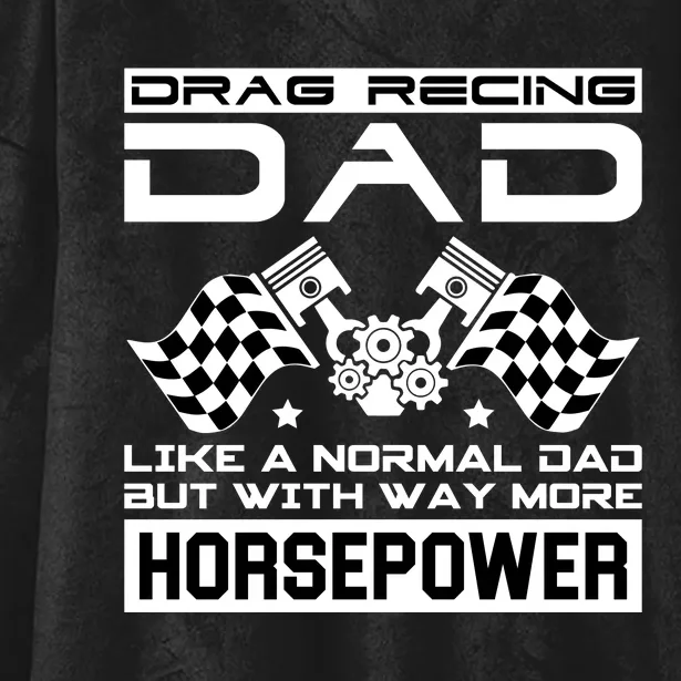 Drag Recing Dad Hooded Wearable Blanket